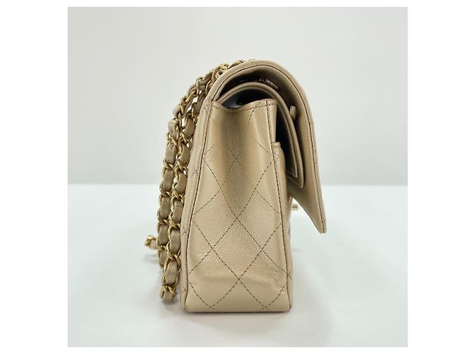 Timeless Borsa a tracolla Chanel Matelassé 25 in Beige - vista 5