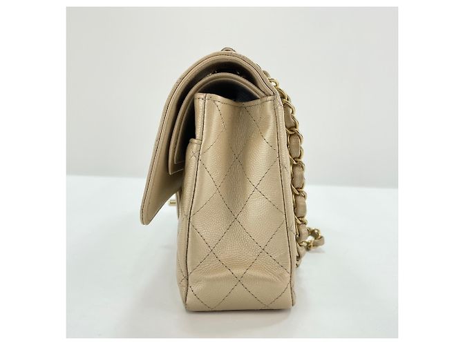 Timeless Borsa a tracolla Chanel Matelassé 25 in Beige - vista 6