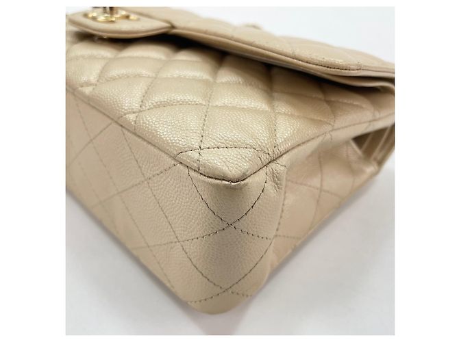 Timeless Borsa a tracolla Chanel Matelassé 25 in Beige - vista 9