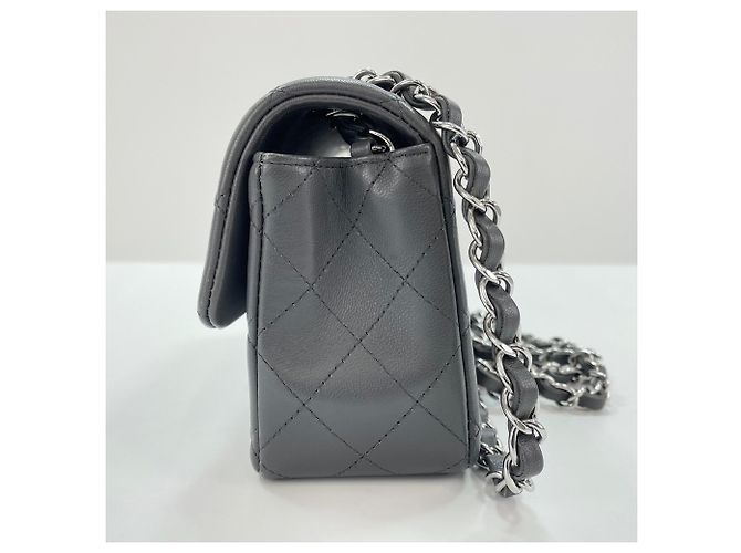 Chanel Mini Matelassé Schultertasche Braun - Ansicht 5