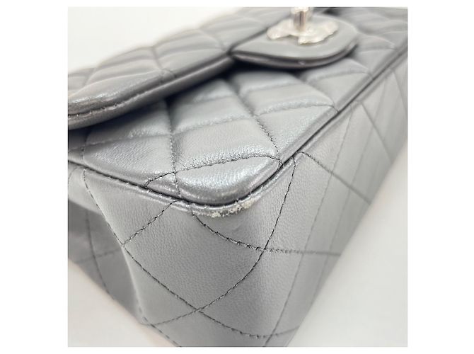 Chanel Mini Matelassé Schultertasche Braun - Ansicht 8