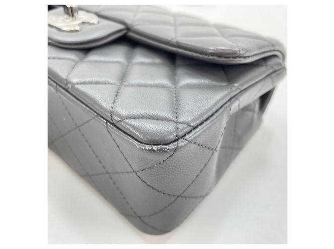 Chanel Mini Matelassé Schultertasche Braun - Ansicht 9
