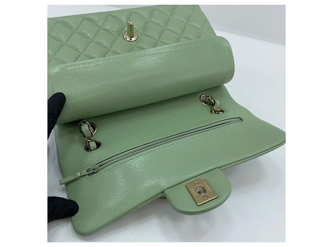 Borsa a Spalla Chanel Matelassé Verde - vista 11