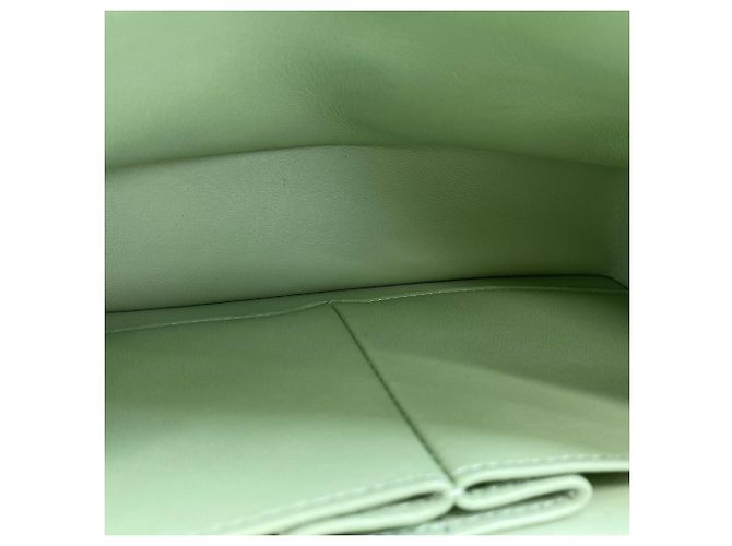 Borsa a Spalla Chanel Matelassé Verde - vista 13