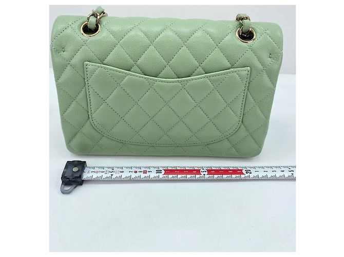 Borsa a Spalla Chanel Matelassé Verde - vista 4