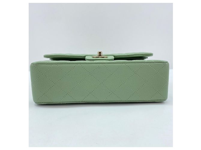 Borsa a Spalla Chanel Matelassé Verde - vista 7