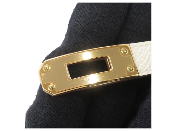 Hermès Bracciale Kelly Double Tour Hermes in Craie Pink - vista 7