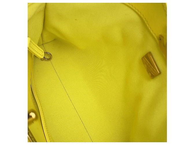 Timeless Borsa a Spalla Chanel Matelasse Small Chain Giallo - vista 8