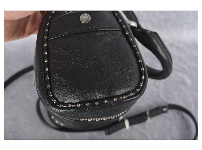 Zadig & Voltaire Sunny XS Mini borsa in pelle nera con borchie Nero - vista 11