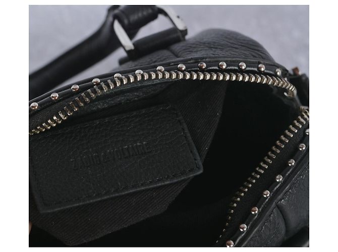Zadig & Voltaire Sunny XS Mini borsa in pelle nera con borchie Nero - vista 14