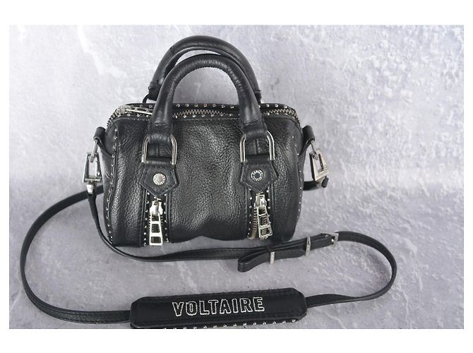 Zadig & Voltaire Sunny XS Mini borsa in pelle nera con borchie Nero - vista 5