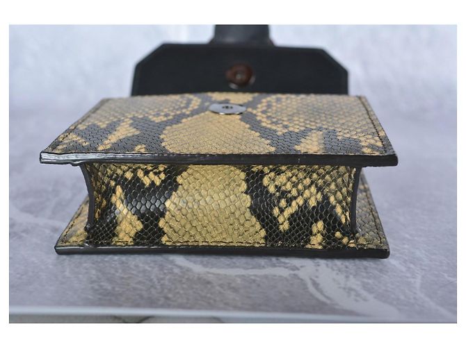 Jimmy Choo Madeline Mini Schultertasche Schlangenleder-Optik Python drucken - Ansicht 10
