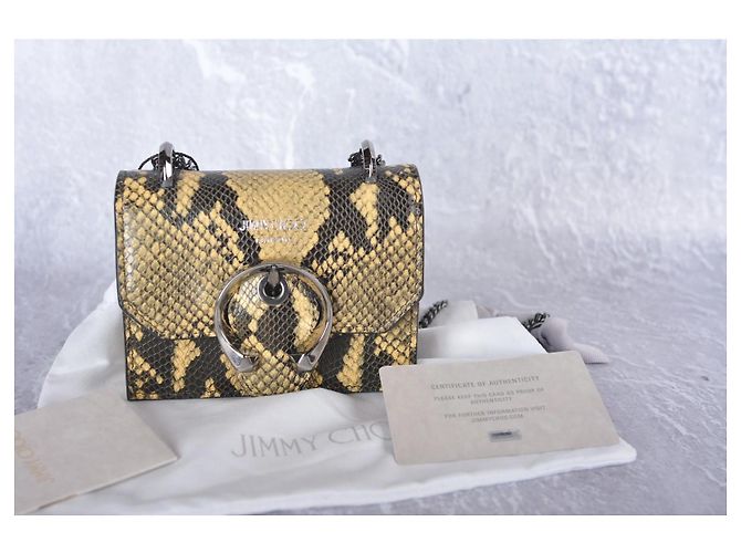 Jimmy Choo Madeline Mini Schultertasche Schlangenleder-Optik Python drucken - Ansicht 12