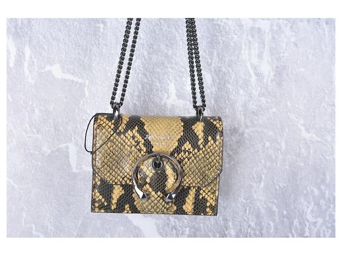Jimmy Choo Madeline Mini Schultertasche Schlangenleder-Optik Python drucken - Ansicht 2