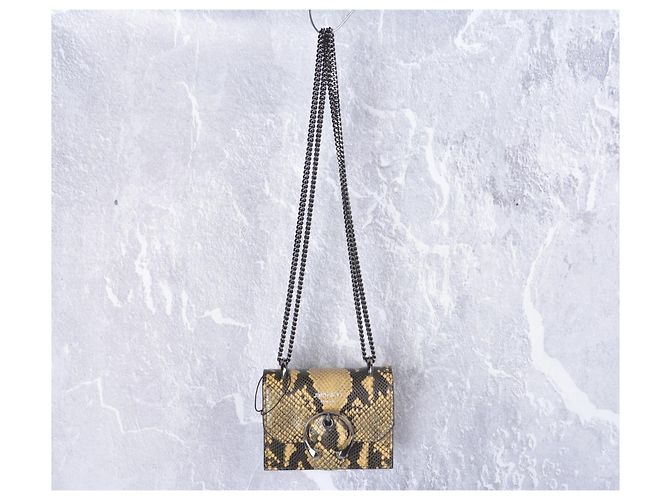 Jimmy Choo Madeline Mini Schultertasche Schlangenleder-Optik Python drucken - Ansicht 3