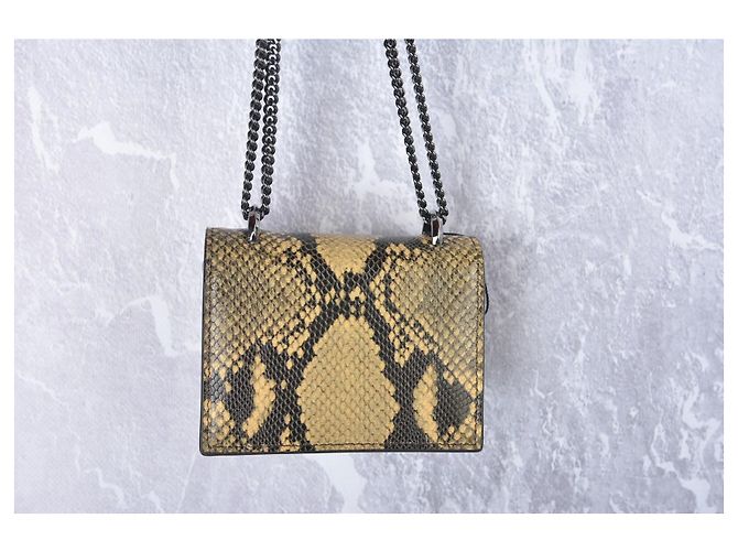 Jimmy Choo Madeline Mini Schultertasche Schlangenleder-Optik Python drucken - Ansicht 4