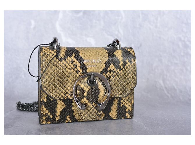 Jimmy Choo Madeline Mini Schultertasche Schlangenleder-Optik Python drucken - Ansicht 5