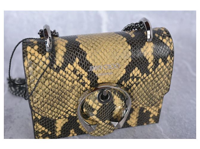 Jimmy Choo Madeline Mini Schultertasche Schlangenleder-Optik Python drucken - Ansicht 6