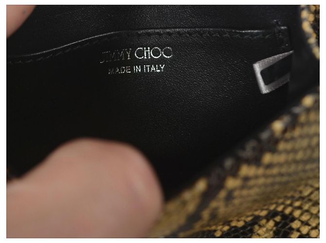 Jimmy Choo Madeline Mini Schultertasche Schlangenleder-Optik Python drucken - Ansicht 8
