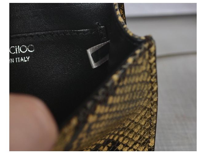 Jimmy Choo Madeline Mini Schultertasche Schlangenleder-Optik Python drucken - Ansicht 9