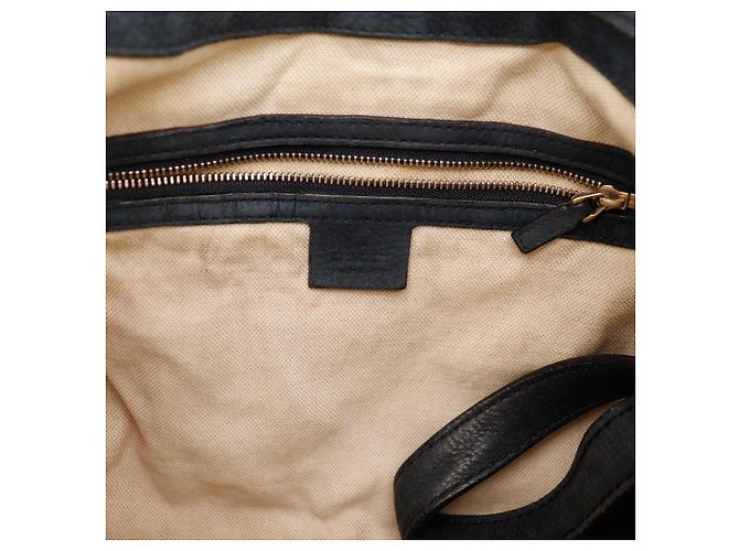 Gucci Borsa Hobo Jackie Tela Monogram con Applique Nero Rosso Beige - vista 10