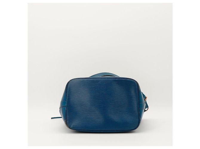 Louis Vuitton Borsa a secchiello Noe in pelle Epi Blu - vista 5