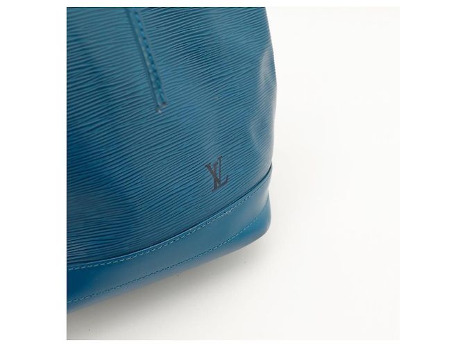 Louis Vuitton Borsa a secchiello Noe in pelle Epi Blu - vista 8