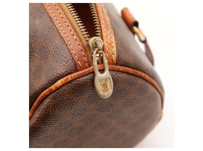 Céline Celine Macadam Monogram Boston Tasche Braun Monogramm - Ansicht 10
