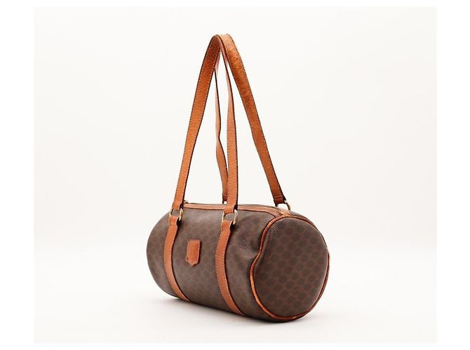 Céline Celine Macadam Monogram Boston Tasche Braun Monogramm - Ansicht 2