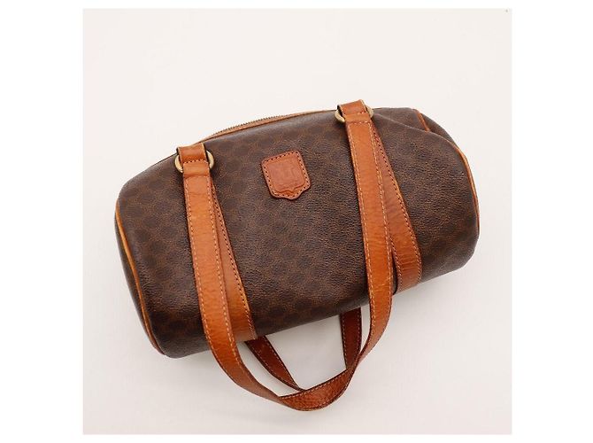 Céline Celine Macadam Monogram Boston Tasche Braun Monogramm - Ansicht 6