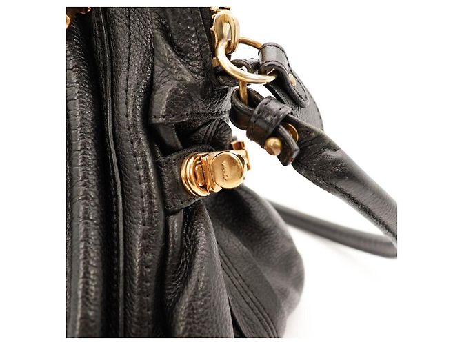 Chloé Borsa Paddington Pelle Nera Nero - vista 6