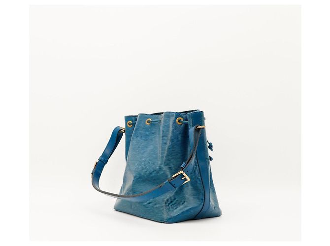 Louis Vuitton Epi Noe GM Bolso Bucket Azul - vista 4