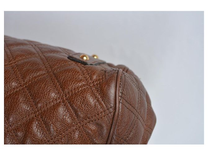 Marc Jacobs Stam gesteppte Lederhandtasche Braun - Ansicht 13