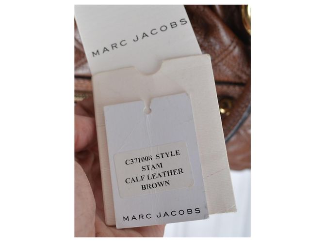 Marc Jacobs Stam gesteppte Lederhandtasche Braun - Ansicht 15