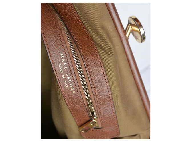 Marc Jacobs Stam gesteppte Lederhandtasche Braun - Ansicht 17