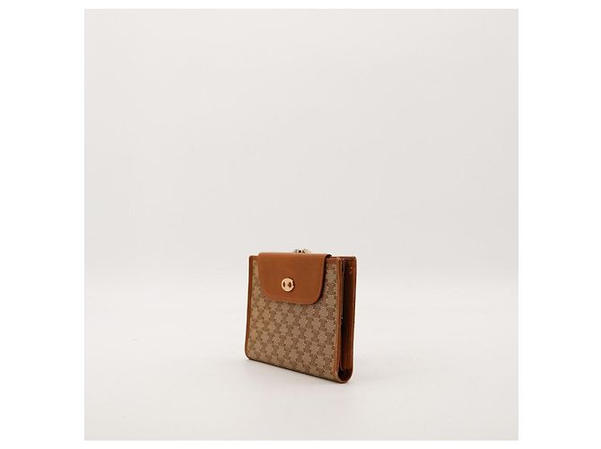 Céline Celine Triomphe Canvas Bi-Fold Wallet Brown - view 2