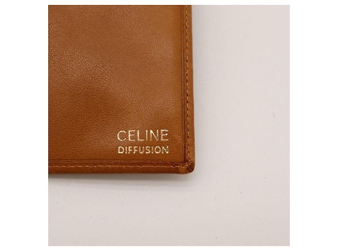 Céline Celine Triomphe Canvas Bi-Fold Wallet Brown - view 8