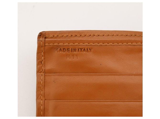 Céline Celine Cartera Triomphe de lona Castaño Beige - vista 8