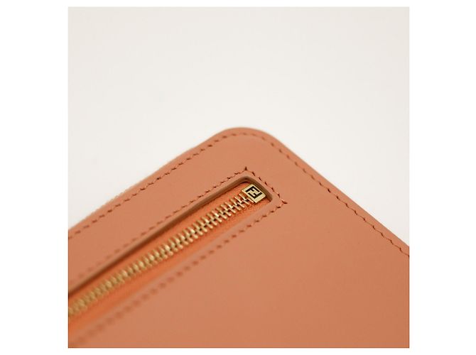 Cartera Fendi Bi-Fold de cuero Castaño - vista 10