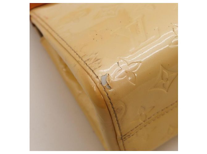 Louis Vuitton Vernis Reade PM Handtasche Beige - Ansicht 12