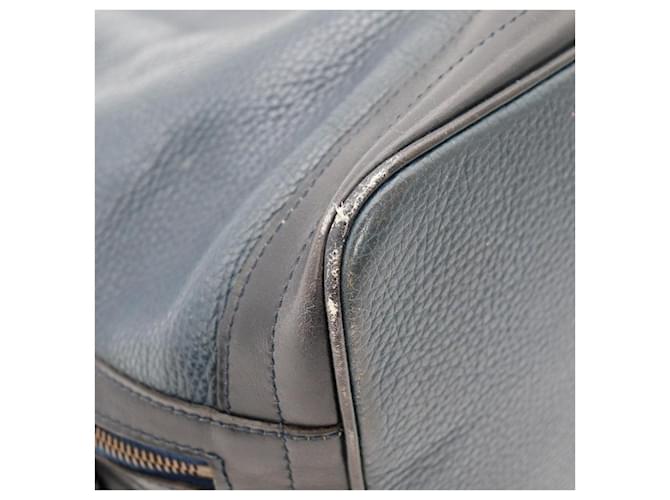 Céline Celine Borsa a Secchiello in Pelle Nero Blu scuro - vista 10