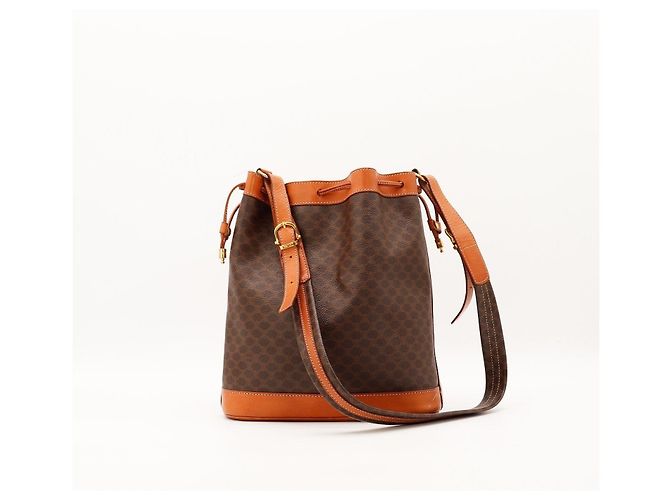 Céline Borsa bucket monogramma vintage Marrone - vista 3
