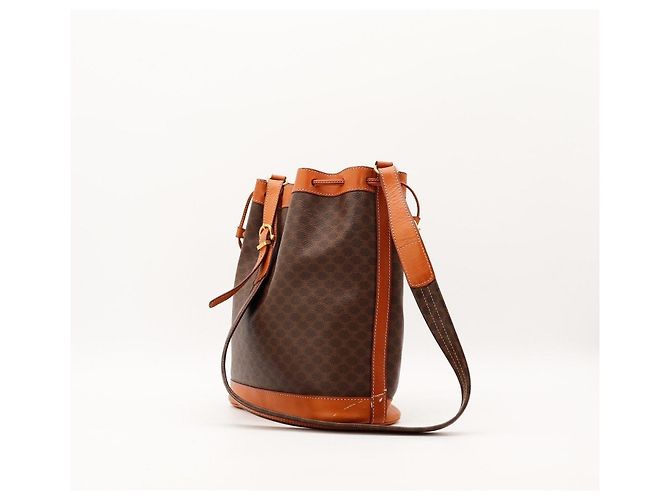 Céline Borsa bucket monogramma vintage Marrone - vista 4