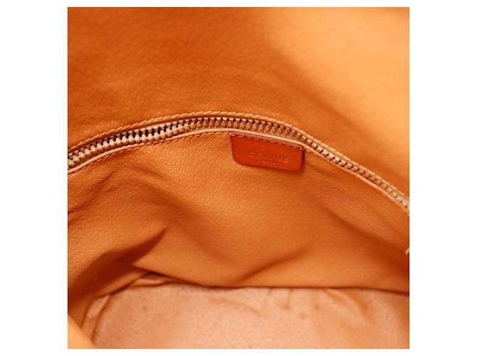 Céline Celine Borsa a Secchiello Tela Monogrammata e Pelle Marrone - vista 7