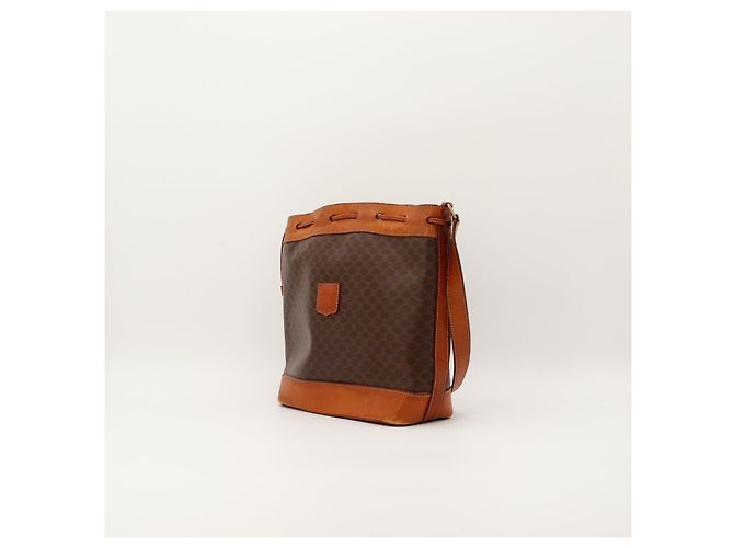 Céline Macadam Monogramm Beuteltasche Braun - Ansicht 2