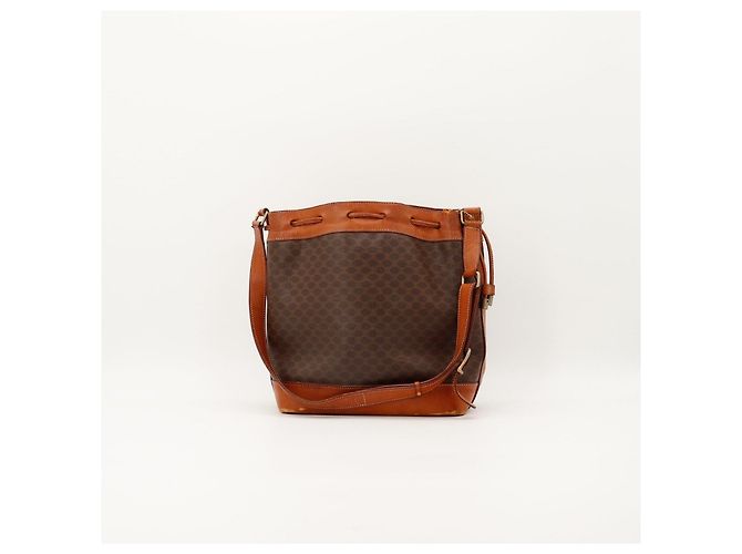 Céline Macadam Monogramm Beuteltasche Braun - Ansicht 3