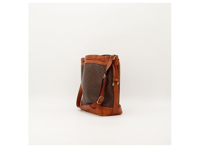 Céline Macadam Monogramm Beuteltasche Braun - Ansicht 4
