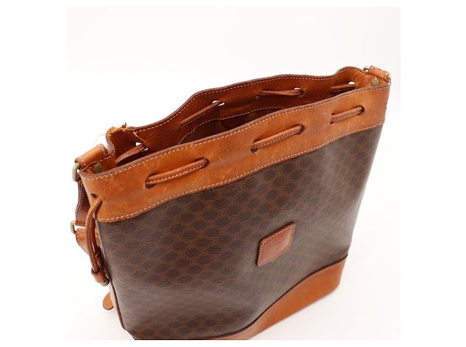 Céline Macadam Monogramm Beuteltasche Braun - Ansicht 7