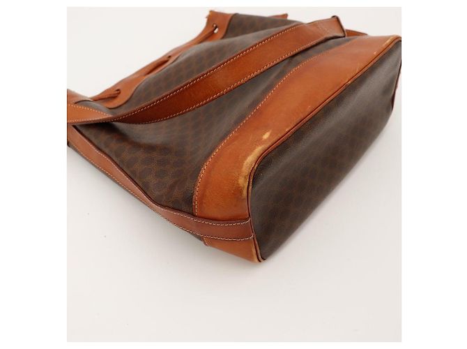 Céline Macadam Monogramm Beuteltasche Braun - Ansicht 9