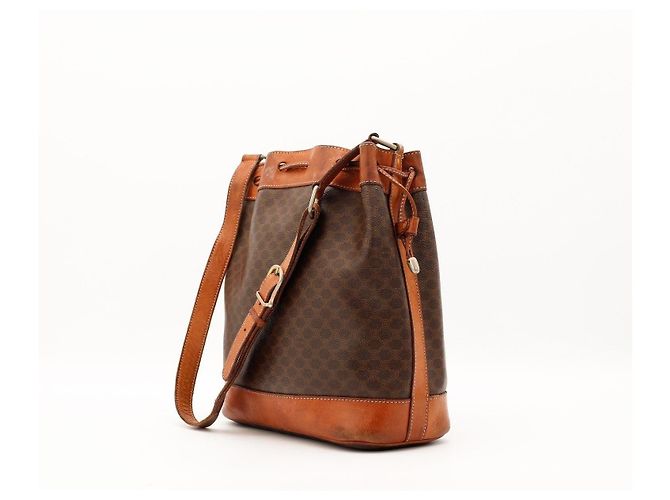 Céline Celine Vintage Monogram Bucket Bag Braun Monogramm - Ansicht 4
